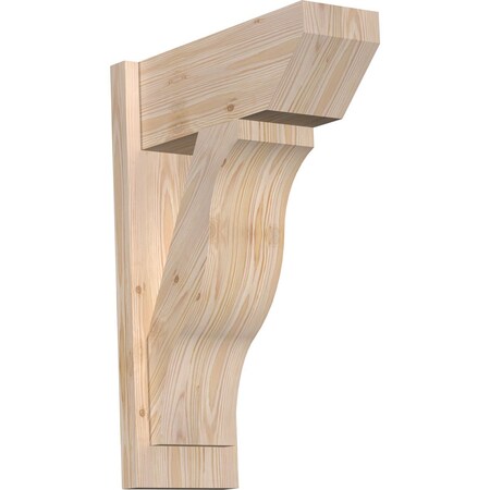 Ekena Millwork Funston Slat Smooth Outlooker, Douglas Fir, 7 1/2"W x 18"D x 26"H OUT08X18X26FST06SDF